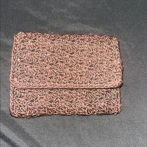 The Sak Chocolate Crochet wallet